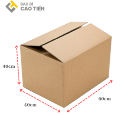 Thùng Carton Có Sẵn 60x40x40